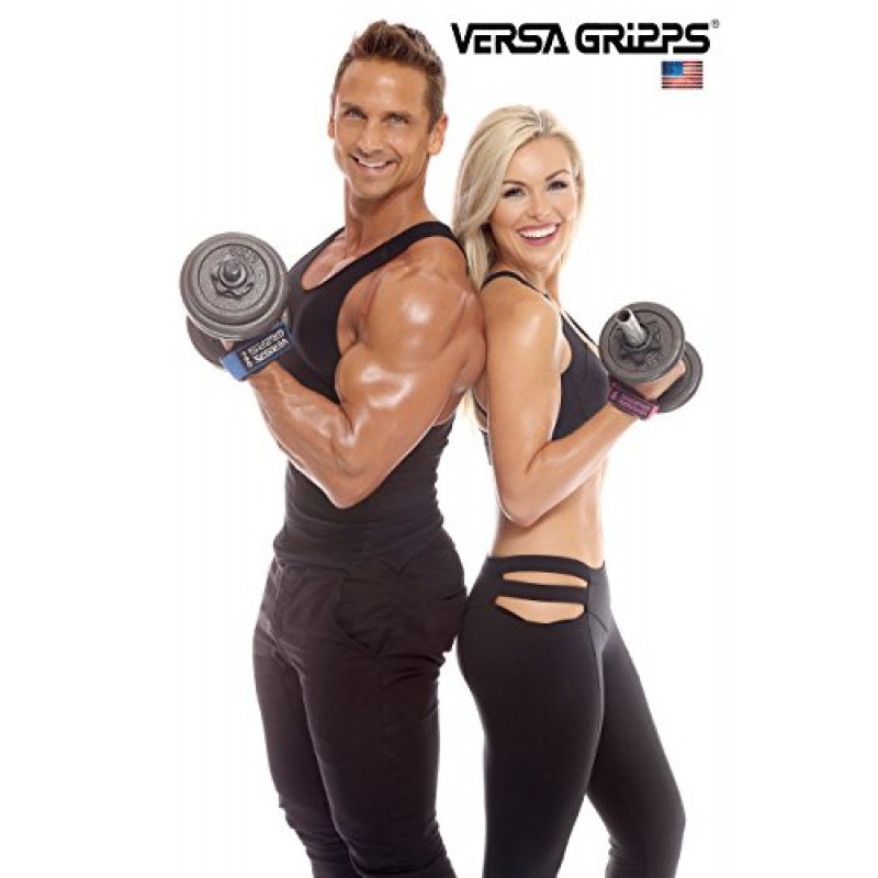 Versa Gripps® Pro, 미국산, 역도 대안용 손목 스트랩, 최고의 트레이닝 액세서리