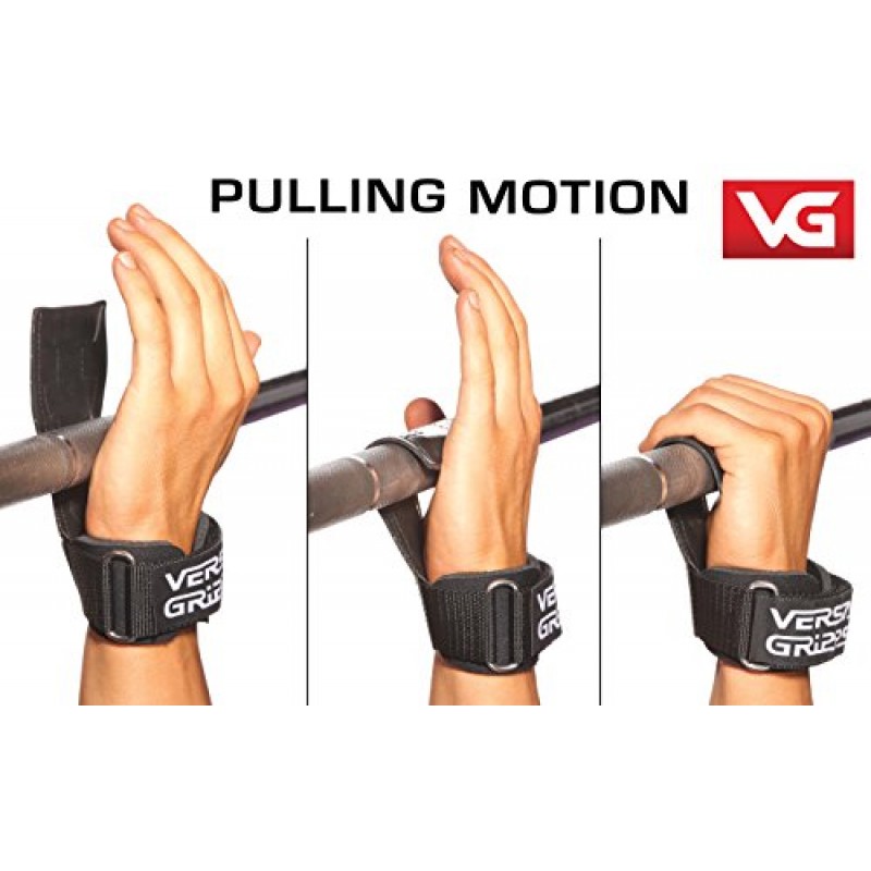 Versa Gripps® Pro, 미국산, 역도 대안용 손목 스트랩, 최고의 트레이닝 액세서리