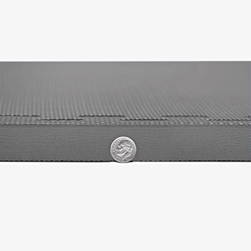 IncStores 피트니스 폼 바닥 타일 | 홈 체육관, 놀이방 등의 경량 바닥 보호를 위한 로우 프로파일 연동 폼 타일