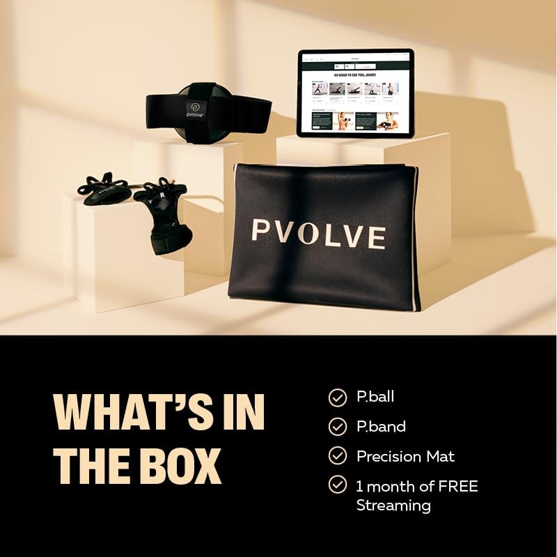 PVOLVE 시그니처 번들 - 전신 운동을 위한 홈 체육관 피트니스 장비 - 강화 및 탄력 강화