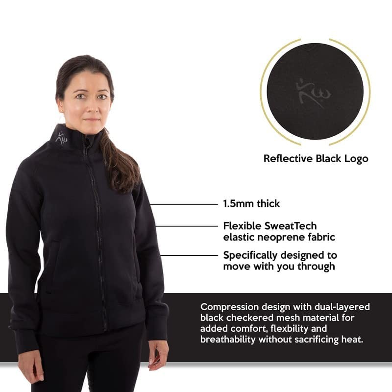 Kutting Weight - SweatTech 네오프렌 사우나 후드티 또는 재킷 - 운동 장비 - 열 트레이닝 강화 - 운동 극대화