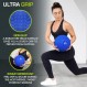 ProsourceFit 슬램 메디신 볼 5, 10, 15, 20, 25, 30, 50파운드 부드럽고 트레드 질감이 있는 그립 크로스 트레이닝, 근력 및 컨디셔닝 운동, 심장 강화 및 코어 운동을 위한 사하중 공