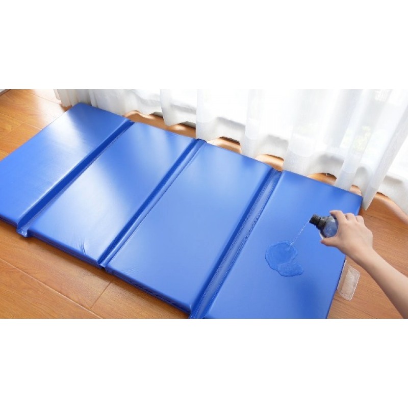 Handepo 6 Pcs 삼중 휴식 매트 휴대용 체조 운동 매트 3 접이식 휴식 바닥 매트 대량 3 섹션 학교 보육 여행용 어린이 휴식 매트, 48x24 인치