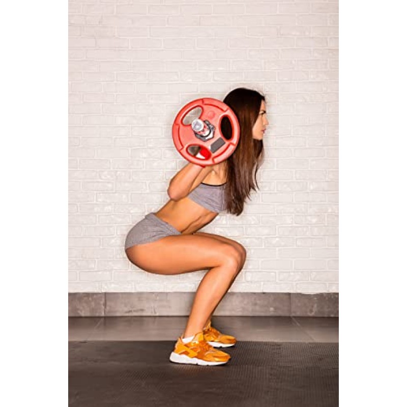 Clout Fitness 바벨 클램프 칼라 2인치 올림픽 사이즈 바벨용