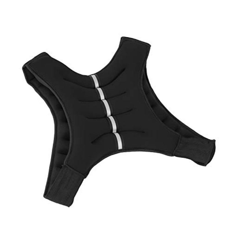 Tone Fitness 8파운드 가중 조끼, 블랙