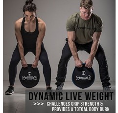 Hyperwear SandBell 샌드백 운동 가방 집에서 사용 체육관 장비 깨끗한 미국 모래가 미리 채워져 배송되는 어디서나 샌드백 피트니스를 위한 최고의 특허 받은 샌드백(2lb -50lb 크기)