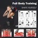 SV SCOOL VALUE 샌드백 운동 가방, 피트니스용 샌드백, 핸들 6개 및 10-60 Lbs 조정 가능한 필러 백이 있는 헤비 듀티 운동, 홈 체육관용 전신 샌드백 훈련
