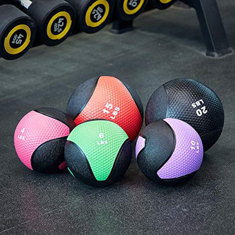 BalanceFrom Workout 운동 피트니스 가중 메디신 볼, 월 볼 및 슬램 볼