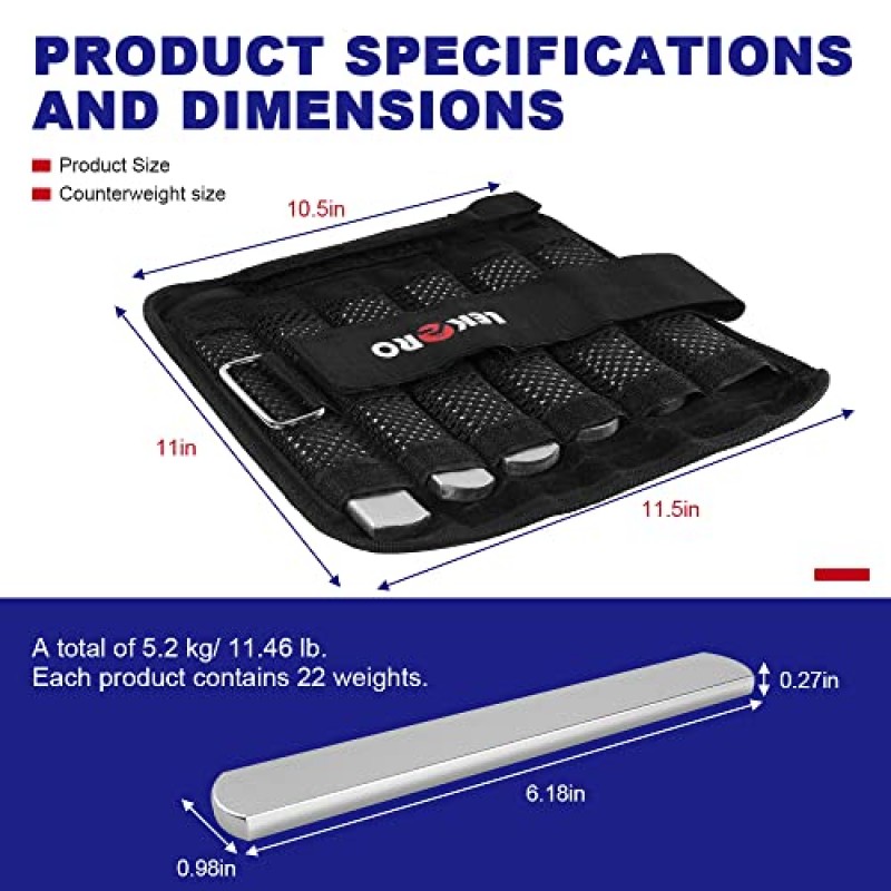손목 팔 무게, 조절 가능한 손목 무게, 남성 여성을 위한 탈착식 손목 발목 무게, 피트니스, 걷기, 조깅, 운동, 달리기, 1쌍 2팩