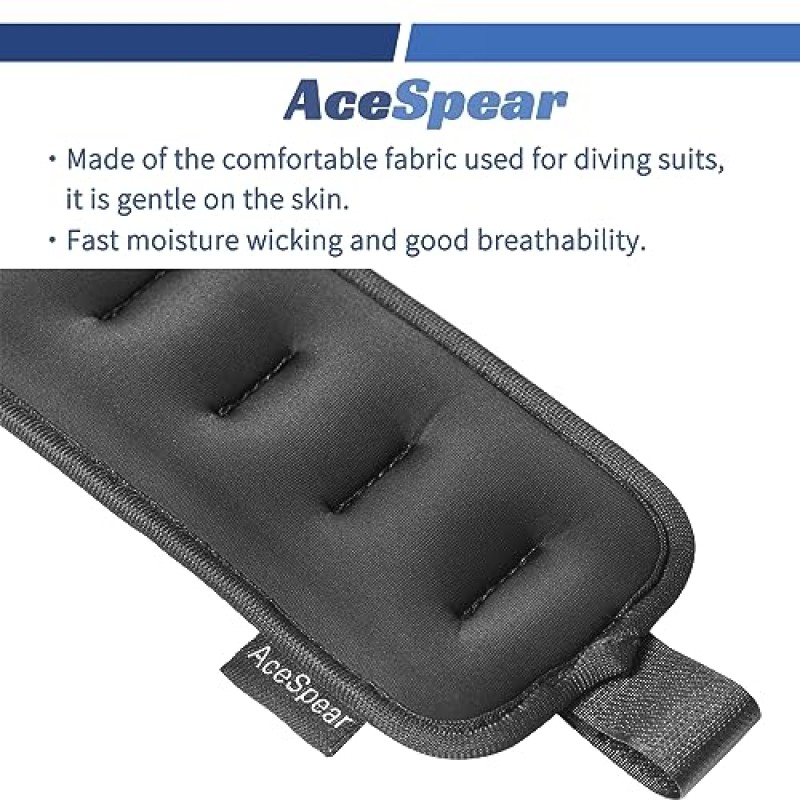 남성 여성 손목 무게를 위한 AceSpear 발목 무게 2 * 1lb 2lbs 3lbs 4lbs 5lbs 6lbs 다리 무게 샌드백 어린이 팔 손 무게 피트니스 걷기 달리기 체육관