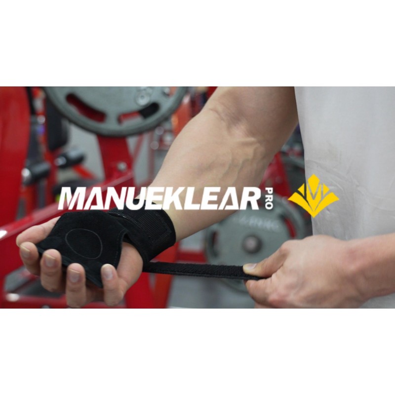 MANUEKLEAR 역도 손목 랩, 쿠션이 있는 역도용 손목 스트랩 가죽 손목 후크 데드리프트 스트랩 핸드 그립 남성용 피트니스 운동 패드 여성용 풀업, 파워리프팅