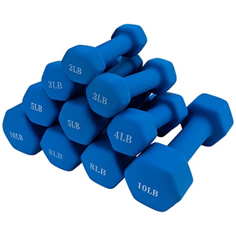 Saorzon Dumbbells 2개 세트 홈 체육관용 운동 피트니스 덤벨 프리 웨이트 핸드 헥스 덤벨