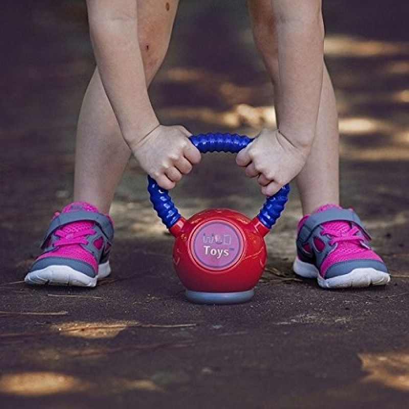 WOD Toys® Kettle Kid Kettlebell Red - 어린이 피트니스를 위한 안전하고 내구성이 뛰어난 장난감