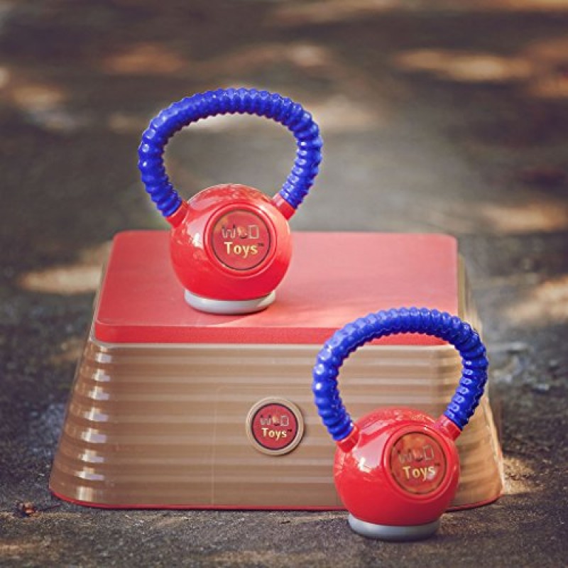 WOD Toys® Kettle Kid Kettlebell Red - 어린이 피트니스를 위한 안전하고 내구성이 뛰어난 장난감