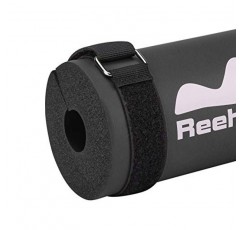 스쿼트, 런지 및 엉덩이 밀어내기용 REEHUT 스쿼트 패드 바벨 패드 - 훈련 중 목과 어깨에 편안함을 주는 폼 스폰지 패드 - 표준 및 올림픽 바에 완벽하게 맞습니다. 검정색