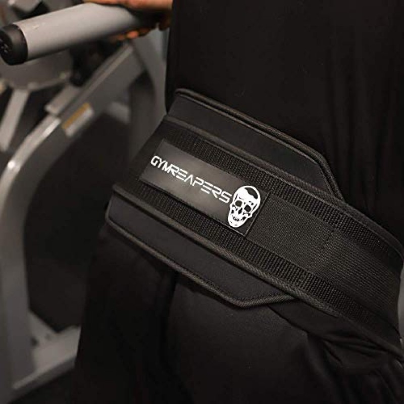 역도, 풀업, 딥용 체인이 있는 Gymreapers 딥 벨트 - 추가 웨이트 트레이닝을 위한 견고한 스틸 체인