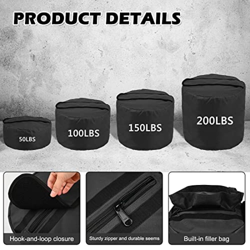 NAIZEA 트레이닝 샌드백, 고강도 운동 샌드백 피트니스 웨이트 훈련, 피트니스, 리프팅, 교차 훈련 운동, 운동 및 군사 컨디셔닝을 위한 샌드백