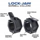 Lock-Jaw 스포츠 올림픽 바벨 칼라 - 퀵 릴리스 바벨 클램프(빨간색)
