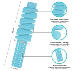 ACETOP 손목 무게, 조정 가능한 실리콘 무게 팔찌, 요가, 댄스, 바벨, 필라테스 등에 적합한 착용 가능한 발목/손목 무게, 2파운드