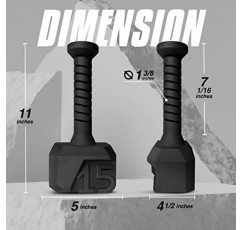 Yes4All Hammer Kettlebells 15, 25, 35 lbs - 미끄럼 방지 파우더 코팅 손잡이가 있는 주철 주전자 벨 - 역도, 운동 및 심장 강화 운동용 운동 해머 강도 체육관 장비