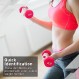 JBM 네오프렌 덤벨 쌍, 2-8lbs 핸드 웨이트 2개 세트 읽기 쉬운 숫자가 있는 미끄럼 방지 육각 모양 덤벨, 피트니스 덤벨 세트