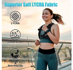 발목/손목 무게가 있는 PACEARTH 가중 조끼 반사 스트라이프가 있는 6lbs-30lbs 체중 조끼, 남성 여성을 위한 근력 훈련, 걷기, 조깅, 달리기를 위한 크기 조절 가능 운동 장비