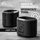 Tribe WOD Dark Elf 하이브리드 덤벨 10-35lb - 근육 강화 및 이동성, 심장 강화 피트니스, 여성 및 남성용 웨이트용 크로스 트레이닝 운동 장비(1팩)