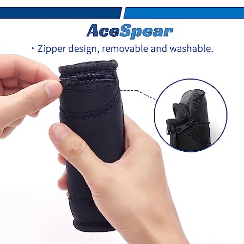 여성용 AceSpear 핸드 웨이트 1lb 2lbs 3lbs 4lbs 소프트 덤벨 2개, 에어로빅, 조깅, 달리기용 분리형 워킹 웨이트