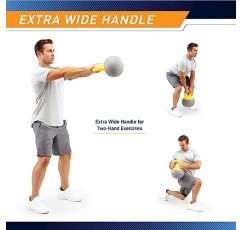 PROIRON Soft Kettlebell 8lb, 16lb, 24lb, 32lb Kettlebells with Iron Sand, 미끄럼 방지 손잡이, 피트니스용 주전자 무게, 운동, 운동, 홈 체육관, 근력 운동, 보디빌딩 역도