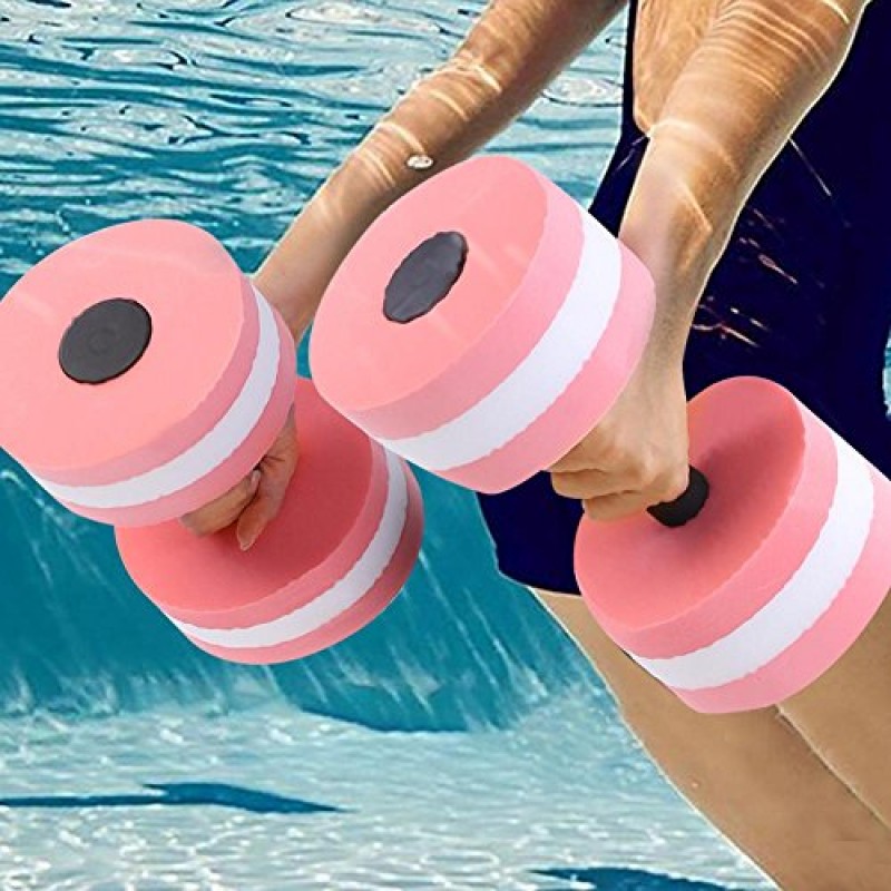 피트니스 덤벨, 1 쌍 폼 헤비 저항 바벨 풀 바벨 플로트 아쿠아 운동 장비 워터 에어로빅 보디 빌딩 훈련 피트니스 요가