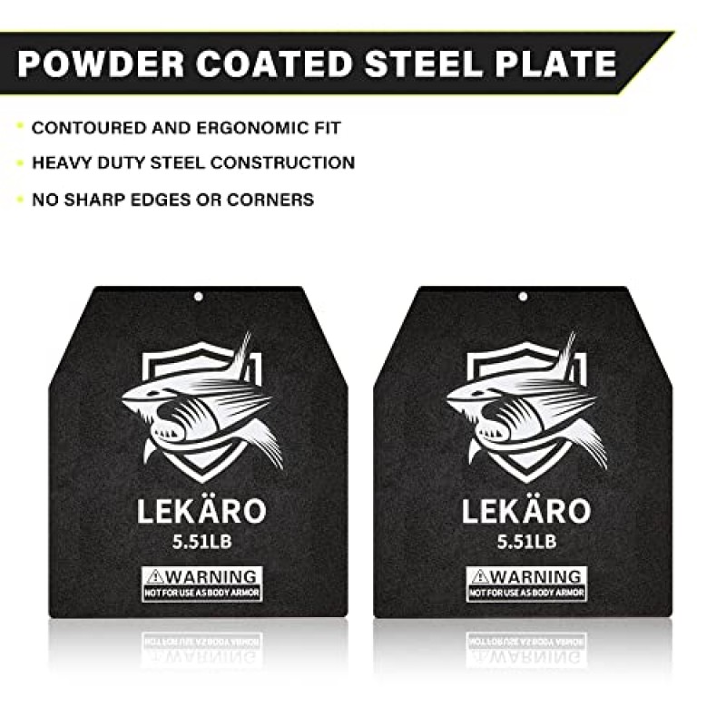 웨이트 조끼 플레이트 5.51/8.81/15.43/20.94LB 가중 조끼, 근력 훈련, 무거운 운동, 피트니스, 달리기용 쌍