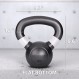 Synergee Cast Iron Kettlebells 근력 훈련, 컨디셔닝 및 기능성 피트니스를 위한 블랙 매트 케틀벨 웨이트