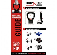 Grip N Rip Fitness 조정 가능한 덤벨 그립은 1-1.3