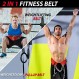 Elemental Fitness 2-in-1 역도 및 딥 벨트 - 스쿼트, 딥 및 데드리프트 수행 - 올림픽 리프팅 및 기능적 피트니스를 위한 프리미엄 역도 벨트, 남성 및 여성을 위한 리프팅 지원