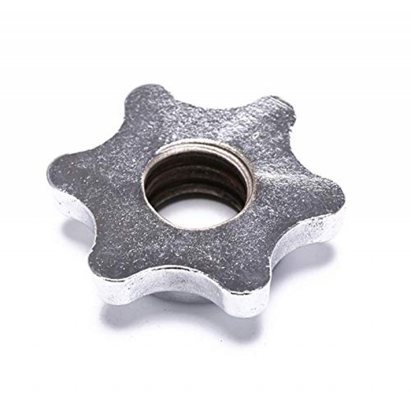 Emery 2Pcs 25mm 표준 바벨 스핀 잠금 칼라 스크류 클램프 Dumbell 역도
