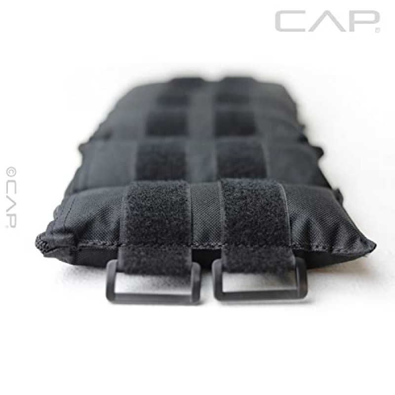 CAP 바벨 HHA-CB020A1 20파운드 쌍 조절 가능한 발목 무게, 검정색