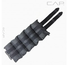 CAP 바벨 HHA-CB020A1 20파운드 쌍 조절 가능한 발목 무게, 검정색