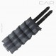CAP 바벨 HHA-CB020A1 20파운드 쌍 조절 가능한 발목 무게, 검정색