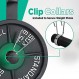 LoGest Farmer Walk Handles - 2개의 Farmers Carry Handles with Clip Collars 세트 - 둔부 종아리 쿼드 등을 목표로 하는 휴대용 운동 장비 그립 강도 향상 보디빌딩 운동에 이상적