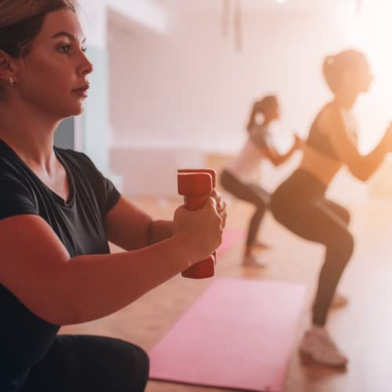 Living.Fit 네오프렌 덤벨 쌍, 네오프렌 커버 핸드 웨이트, 덤벨 쌍. 근력 운동, 토닝 또는 심장 강화 운동을 위한 1LB~8LB 덤벨 세트…