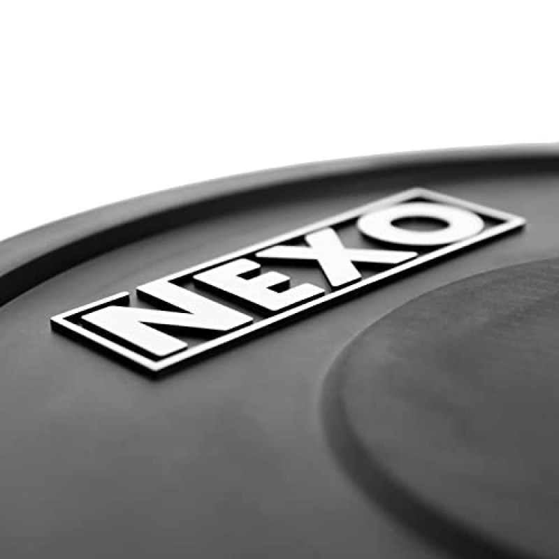 NEXO 5LB 고무 범퍼 플레이트 쌍 - 프리미엄 무광택 마감 2x 5LB 크로스 트레이닝 웨이트 플레이트