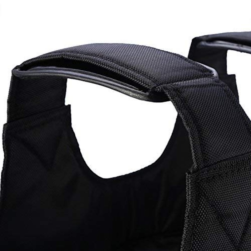 Demeras 가중 조끼 조정 가능한 로딩 무게 재킷 복싱 훈련 양복 조끼 피트니스 50KG 최대 로딩