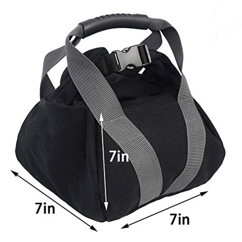 Uranny Kettlebell Sandbag, 조정 가능한 부드러운 모래 가방 체육관 피트니스 바디 빌딩 요가 운동을위한 무게 역도 덤벨