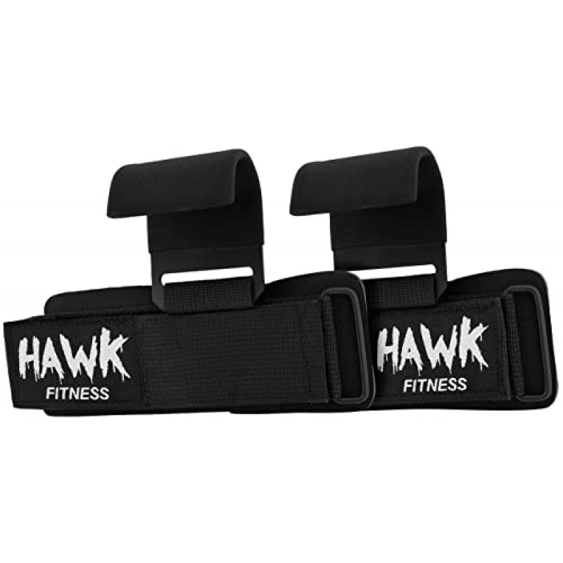 남성용 및 여성용 손목 스트랩이 있는 Hawk Sports 역도 후크는 최대 700lbs의 무게를 안전하게 들어 올립니다. 강화된 금속 리프팅 후크로 그립력을 강화하고 최대 전력으로 더 무거운 무게를 들어올립니다.