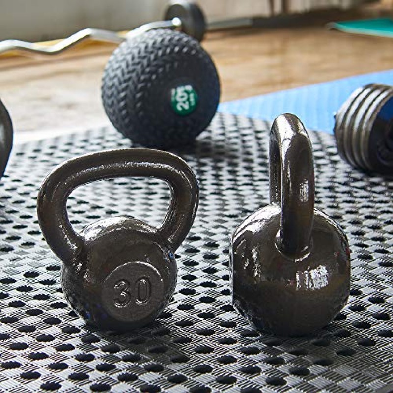 HulkFit 에나멜 코팅 케틀벨 - 그레이