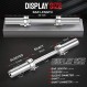 Annzoe 올림픽 덤벨 핸들 20인치 덤벨 핸들 웨이트 플레이트 스타 칼라가 있는 300파운드 수용 역도 액세서리 올림픽 바, 스포츠 운동 훈련 체육관용