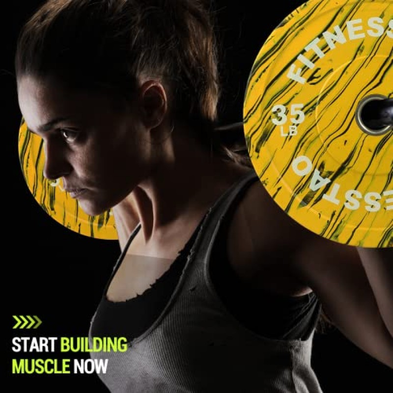 FITNESSTAO 올림픽 범퍼 플레이트, 2