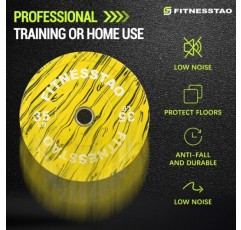 FITNESSTAO 올림픽 범퍼 플레이트, 2