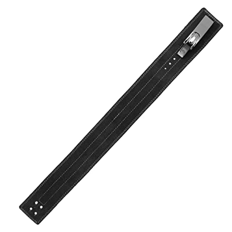 ARD CHAMPS® 10MM 웨이트 파워 리프팅 가죽 레버 프로 벨트 체육관 트레이닝 남성 및 여성용 블랙 역도 벨트 – 무거운 파워리프팅 데드리프트 및 스쿼트 중에 등과 코어를 지원합니다