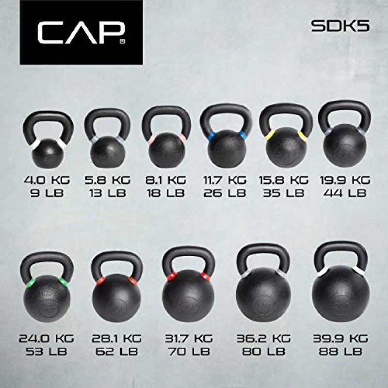 CAP 바벨 주철 경쟁 케틀벨 무게